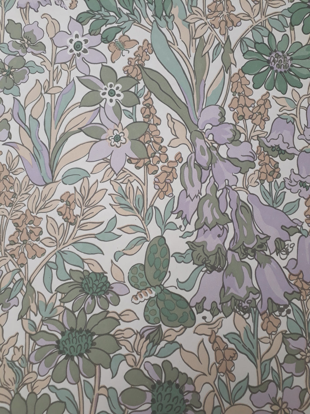 Lilac Floral Wallpaper