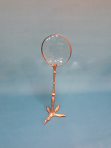 Brass Magnifying Glass on Stand