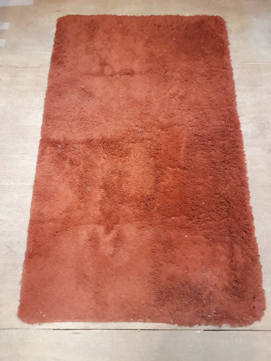 Red Furry Rug 153cm x 92cm