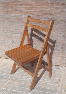 Folding Wooden Chair (x2)