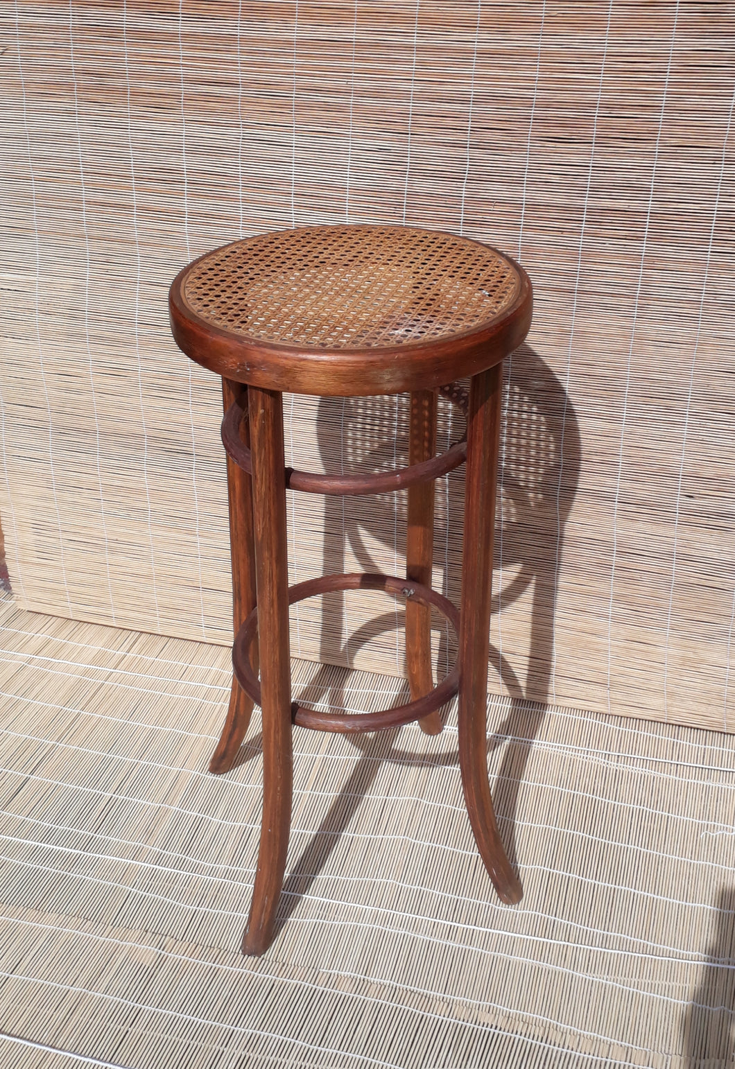 Rattan & Bentwood Stool