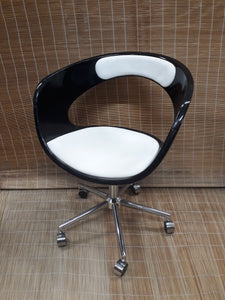Black & White Swivel Chair