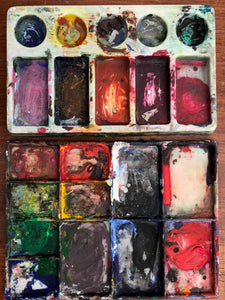 Paint mixing pallets