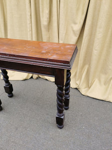 Narrow Wooden Console Table