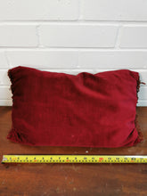 Load image into Gallery viewer, Red Velour Cushion