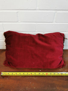 Red Velour Cushion