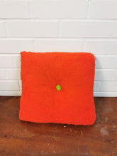 Load image into Gallery viewer, Orange Teddy Fur Cushion