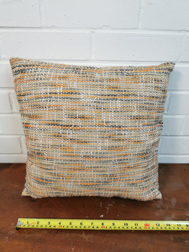 Pale Orangey Boucle Cushion