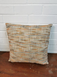 Pale Orangey Boucle Cushion