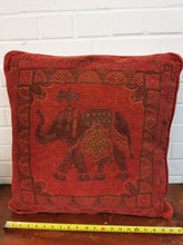 Load image into Gallery viewer, Large Red Elephant Cushion