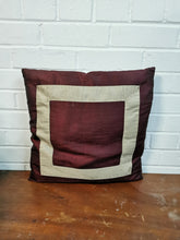 Load image into Gallery viewer, Red &amp; Cream Cushion