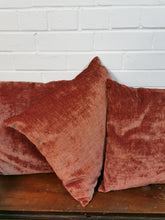 Load image into Gallery viewer, Umber Chenille Cushions