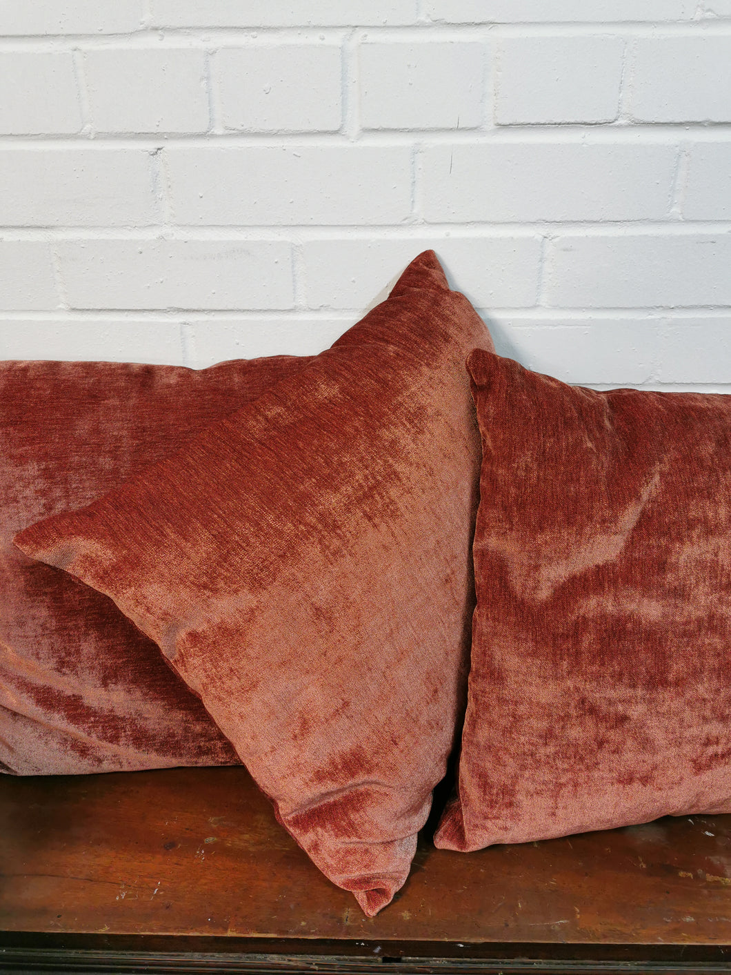 Umber Chenille Cushions