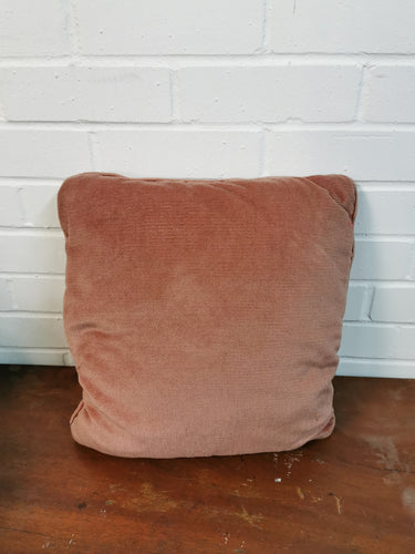 Pink Velour Cushion