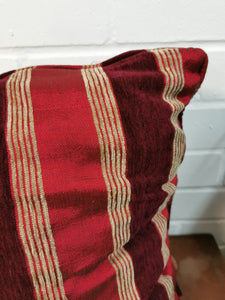 Red Striped Cushions