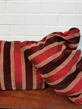 Load image into Gallery viewer, Red Striped Cushions