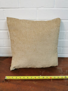 Beige Chenille Cushion