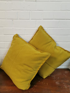 Chartreuse Felt Cushions