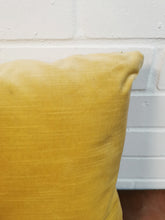 Load image into Gallery viewer, Lemon Velvet Cushion