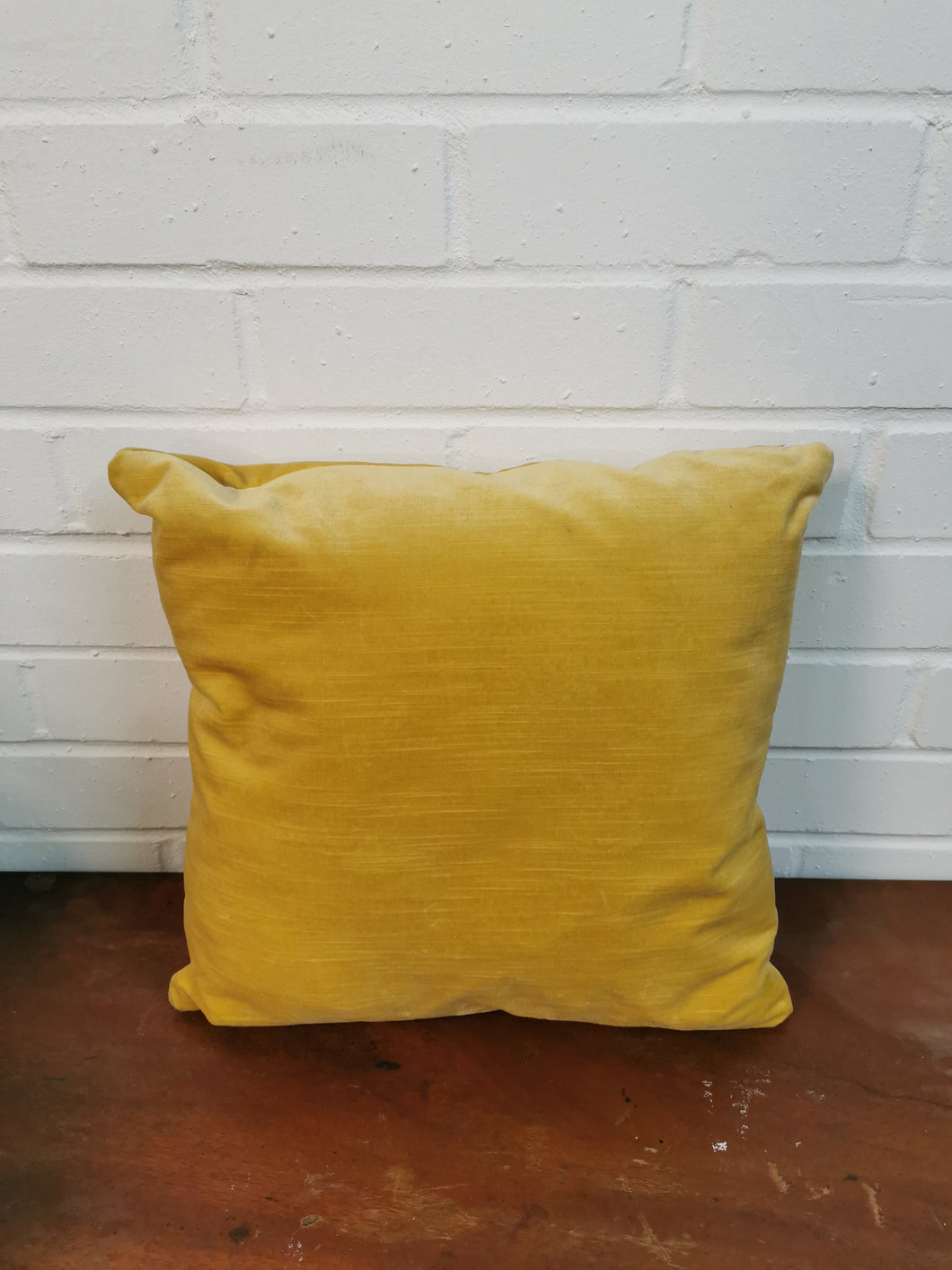 Lemon Velvet Cushion