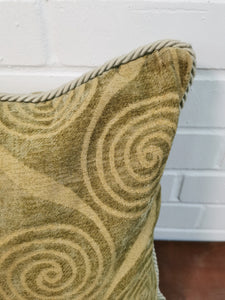 Sage Green Circles Cushions