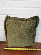 Load image into Gallery viewer, Large Green Woven Cushion