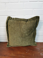 Load image into Gallery viewer, Large Green Woven Cushion