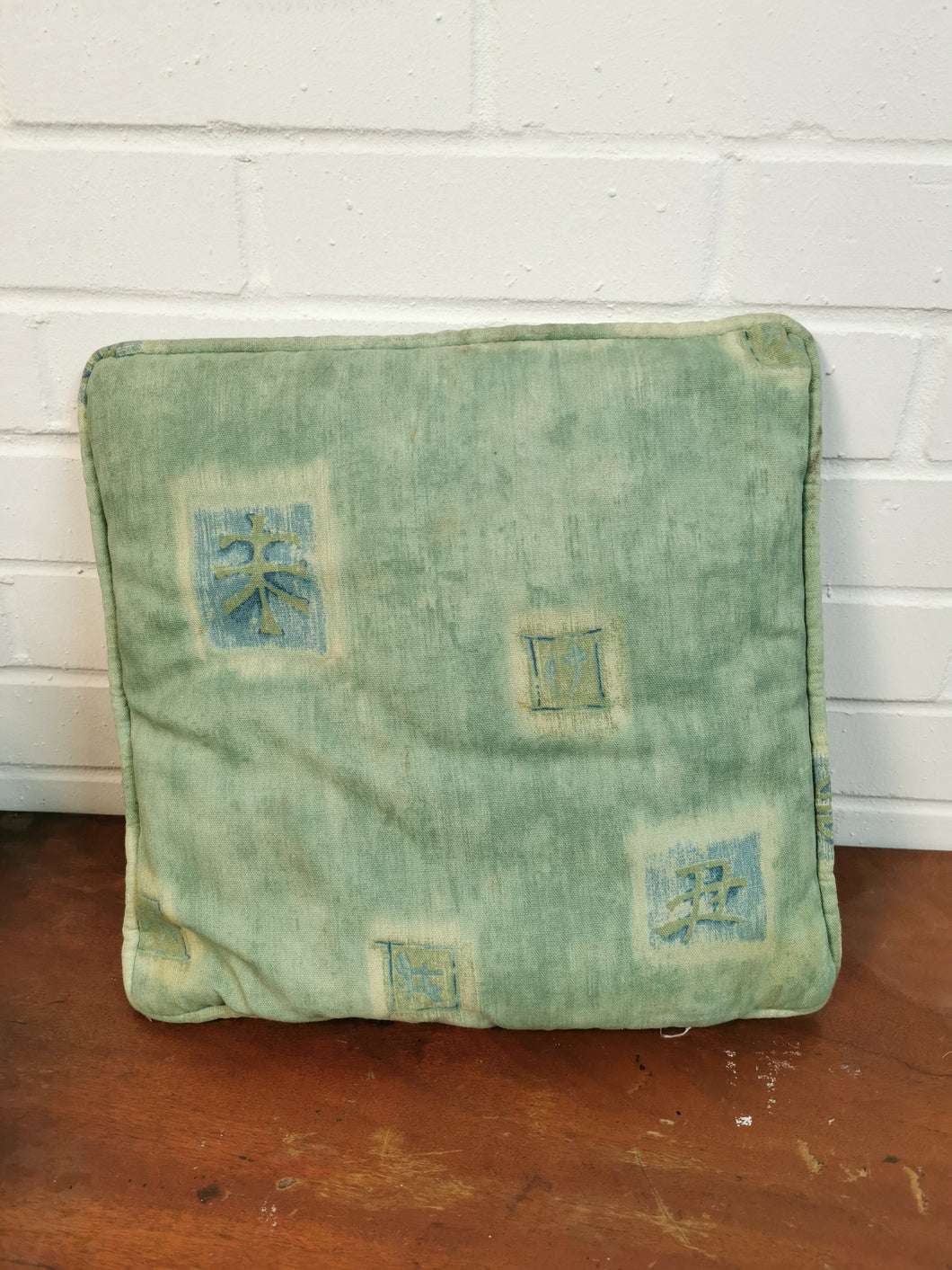 Abstract Green Cushion