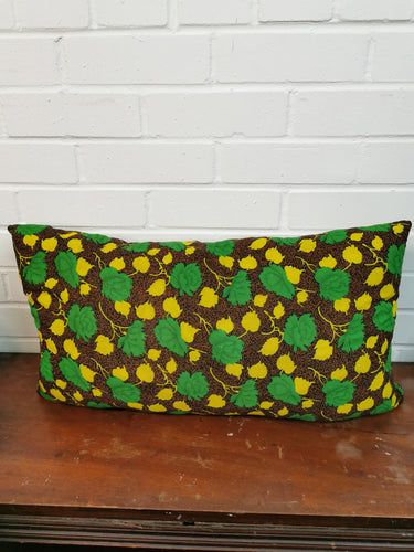 Green & Yellow Floral Cushion