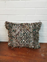 Load image into Gallery viewer, Sequin Kilim Cushion