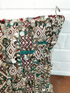 Sequin Kilim Cushion