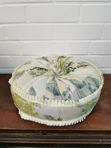 Circular Floral Cushions