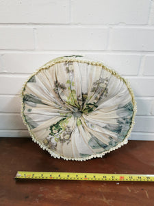 Circular Floral Cushions