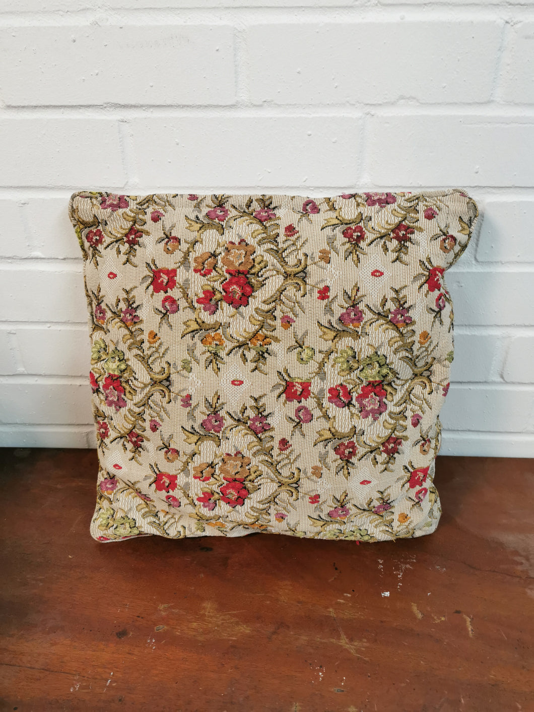 Floral Woven Cushion