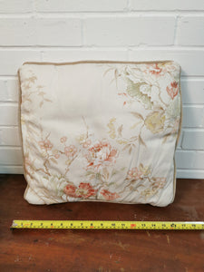 Pale Floral Cushion