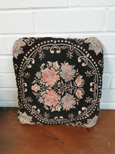 Load image into Gallery viewer, Black Floral Cushions