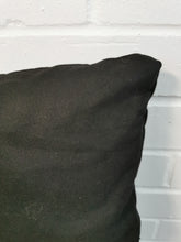 Load image into Gallery viewer, Black Suedette Cushion