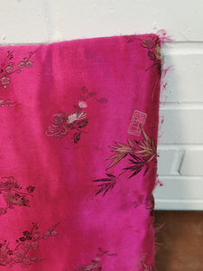 Pink Chinese Floral Cushion