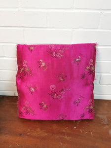 Pink Chinese Floral Cushion