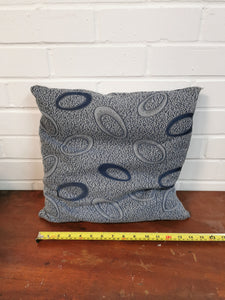 Blue Retro Cushion