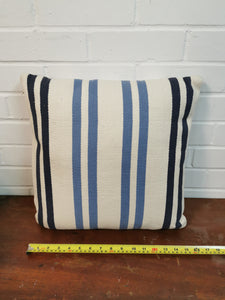 Blue & White Striped Cushions