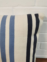 Load image into Gallery viewer, Blue &amp; White Striped Cushions