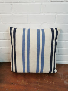 Blue & White Striped Cushions