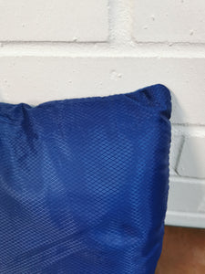 Blue Nylon Camping Pillow