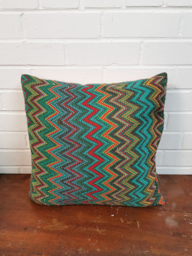 Bright Zigzag Cushion