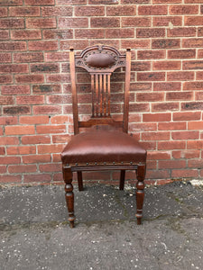 Carved ornate chairs