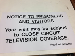 Prison Signs