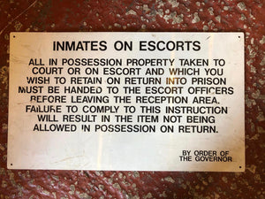 Prison Signs