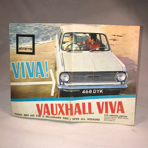 Car Brochure 1960s Vauxhall Viva